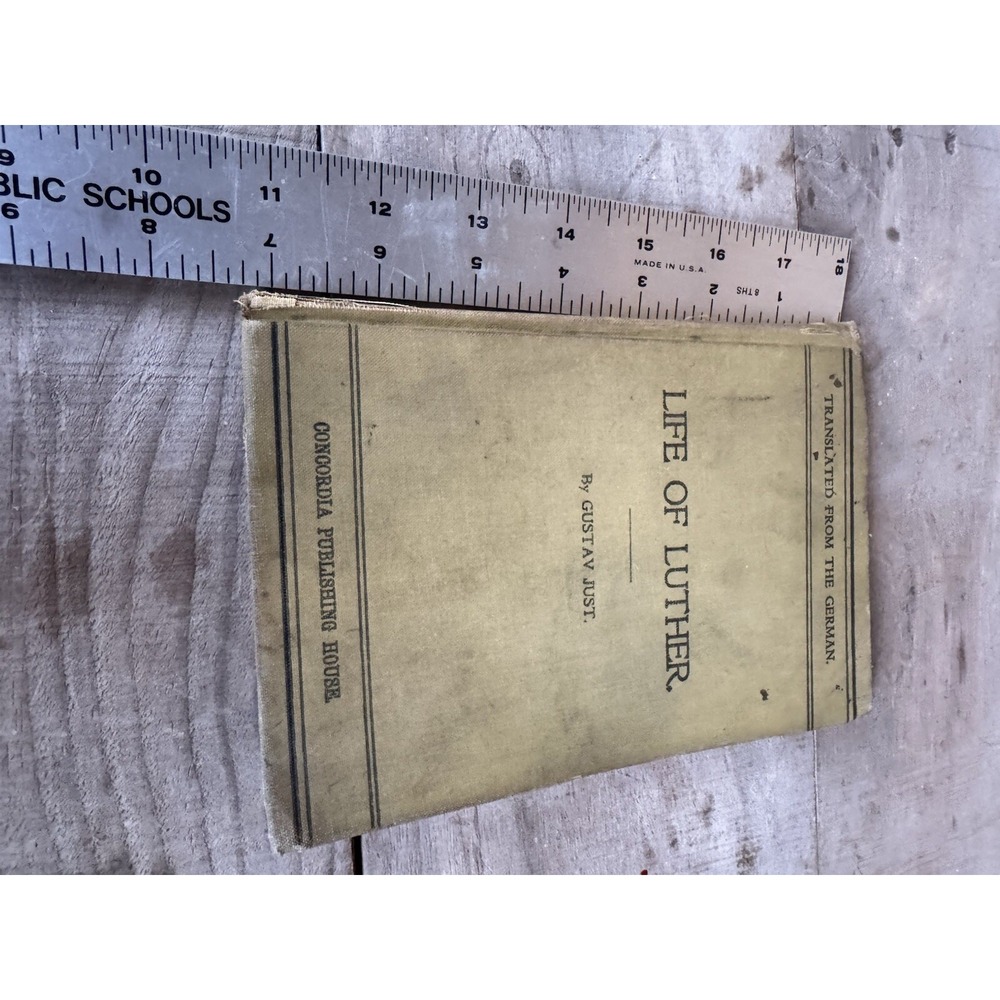 Life Of Luther By Gustav Just (1903) Vintage HC Book Concordia Publishing - Picture 8 of 10